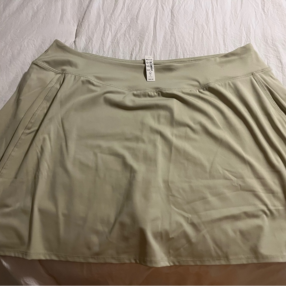 Madewell MWL Pull-on Flex Mini Fitness Skort Seagrass Green (sz 2X) (NWT)